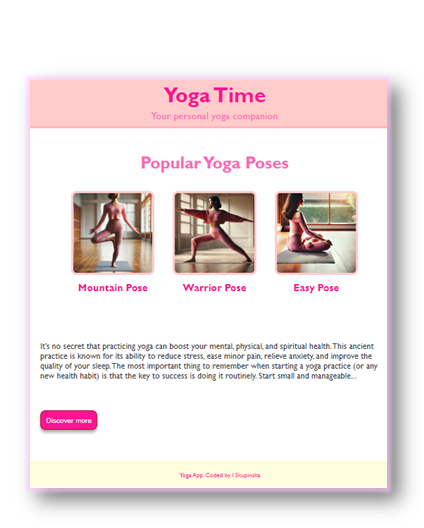 Yoga App Project